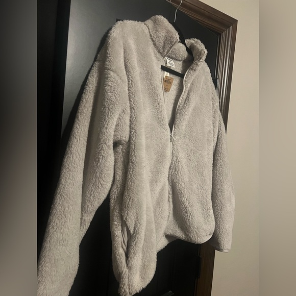 Victorias Secret PINK Full Zip Teddy Jacket Large - Picture 3 of 5